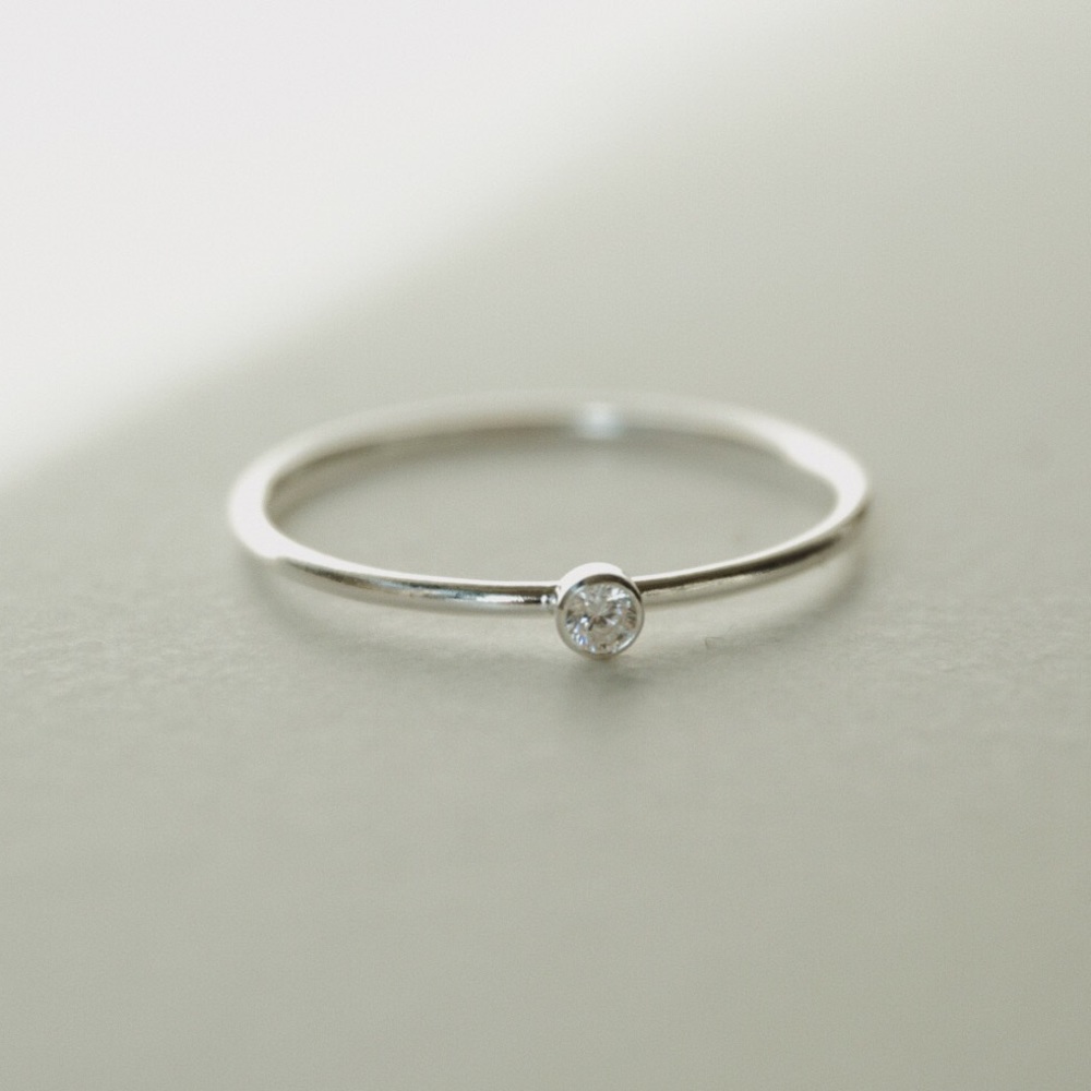 Dainty Sterling Silver Stacking Ring
